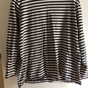 Gudrun Sjoden black and white tee - large